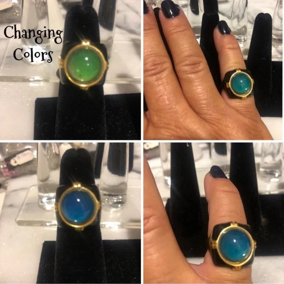 Vintage Genuine Mood Rings sz 5, 6, 7, or 8-boutique - Picture 2 of 14